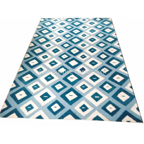 Modern Design Bule Color Carpet